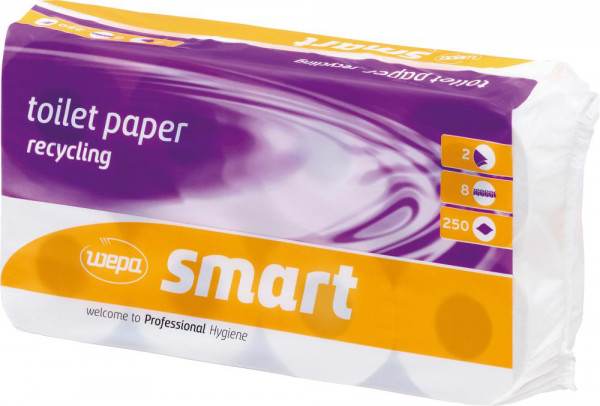 Toilettenpapier WEPASmart2-lagig weiß 64 Rollen