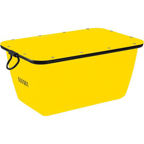 Mörtelkübel 200 L, gelb kranbar