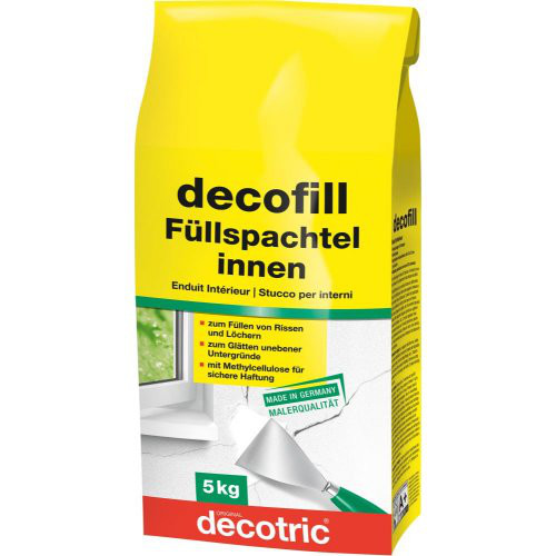 Decofill Spachtelmasse innen, 5 kg,Tüte decotric