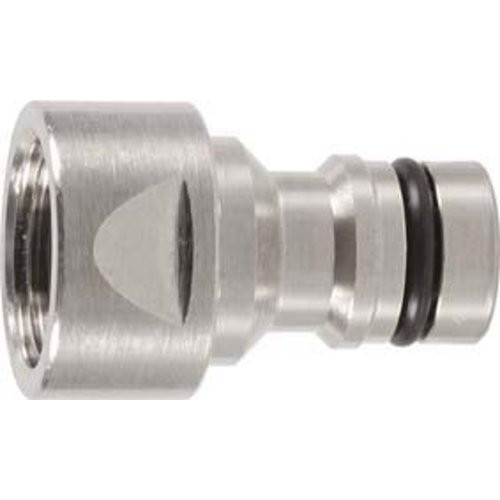 Hahnstecker IG G 3/4" MS Ni GEKA plus Stecksystem
