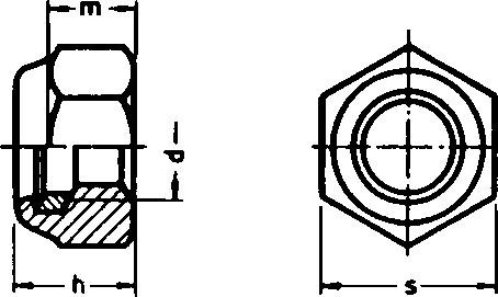 DIN 985 galZn M14 HP E-NORMpro