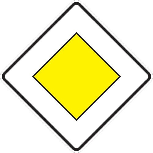 VKZ.306, 600x600mm Vorfahrtstraße