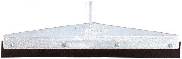 Wasserschieber STOMAX I Siluminguss 400mm, Typ A Naturgummi-Streifen