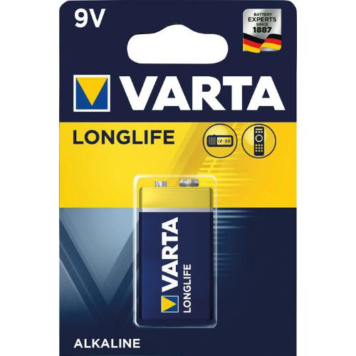 Batterie LONGLIFE 9V E-Block, 1-er Bli. Varta