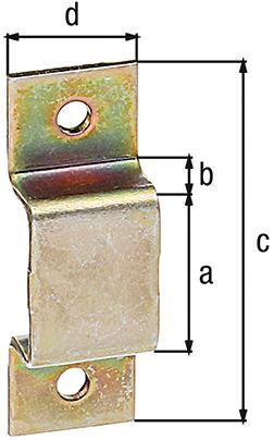 Schlaufe,gbvz,15x7 4 St.auf Karte, SB