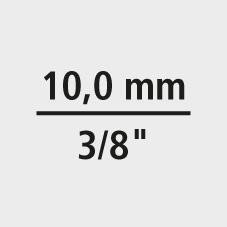 Kraft- Schraubendrehereinsatz 3/8" Innensechskant 10mm ASW