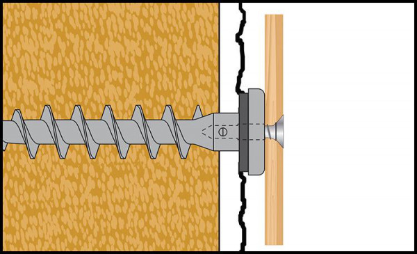 CELO Isoplattenschraube IPS-H 55 Telegrau RAL 7045