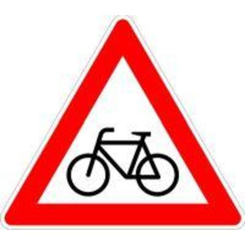 VKZ.138-20 Dreieck 900mm Radfahrer kreuzen(links)