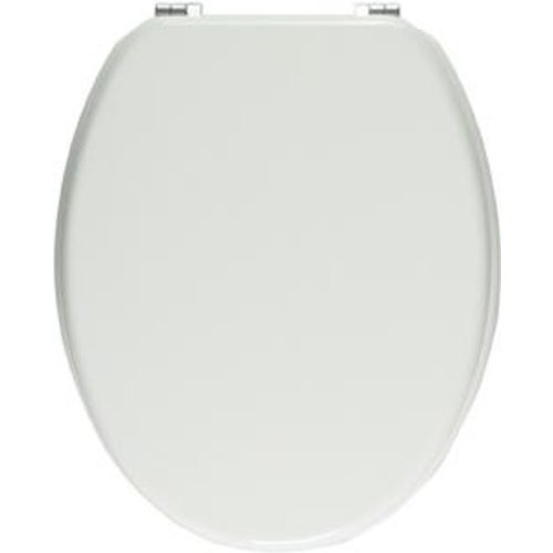 WC-Sitz Holz weiss Kst-Besch."Venezia"