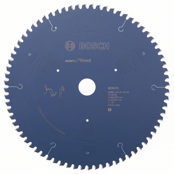 Kreissägeblatt Expert for Wood, 300 x 30 x 2,4 mm, 72