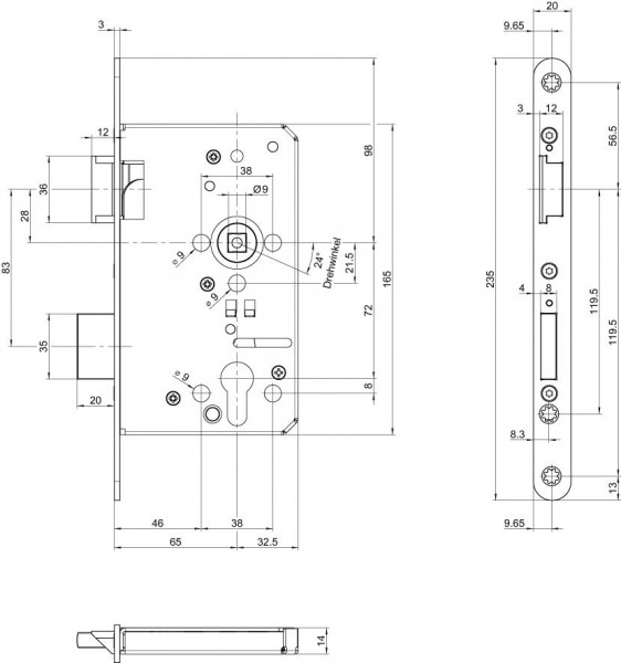 PA-Schl.PZ,65/72/9,20rd, PAF-E,12010,DL,ER geb