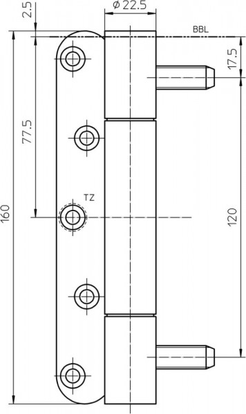 Umrüstband VN 3738/160 Edelstahl