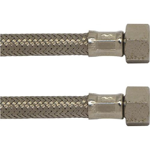 Anschlussrohr-flex.200 mmmit 2 Überwurfm. 3/8"