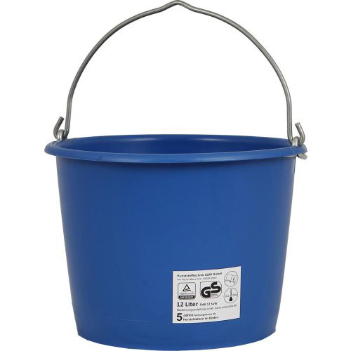 Baueimer 12 L, kranbar blau