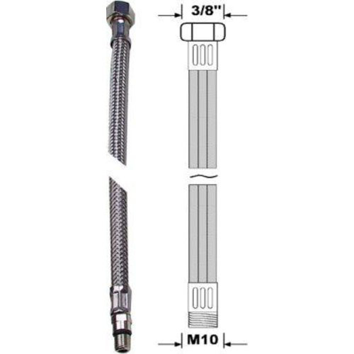 flex. Anschlussschlauch M10 X 3/8" 500 mm