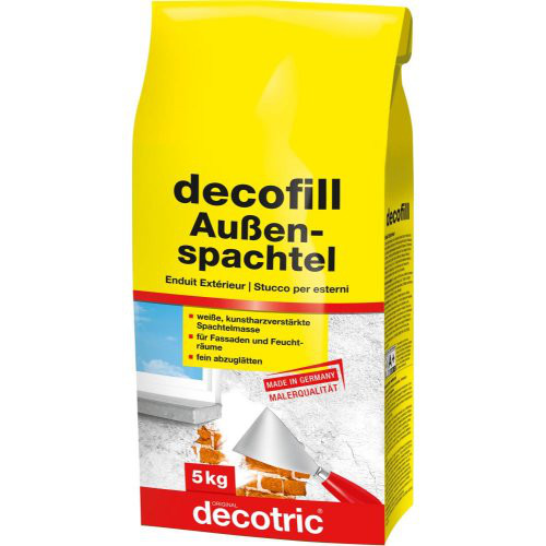 Decofill Spachtelmasse 5 kg, außen decotric
