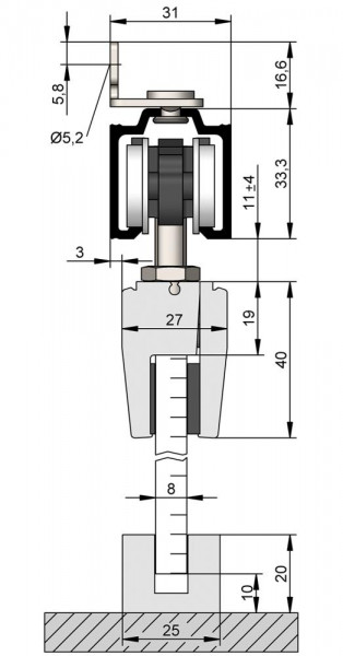 HELM 53 Set 1-flg.f.8mm ESG bis 50 kg