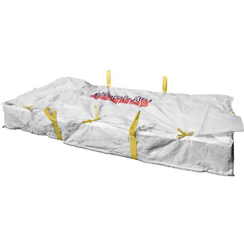 Plattenbag 260x125x30cm, Warndruck Asbest, 1500kg