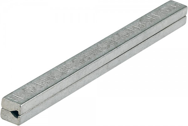 Vierkant-Profilstift 10x160mm,geteilt,verzinkt