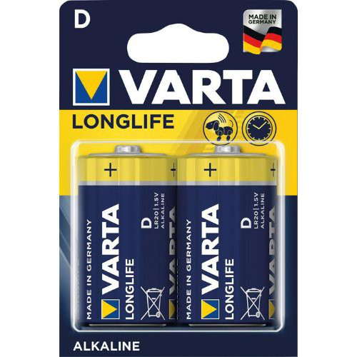 VARTA Longlife Extra Mono/D/LR20 4er Folie, 1,5V