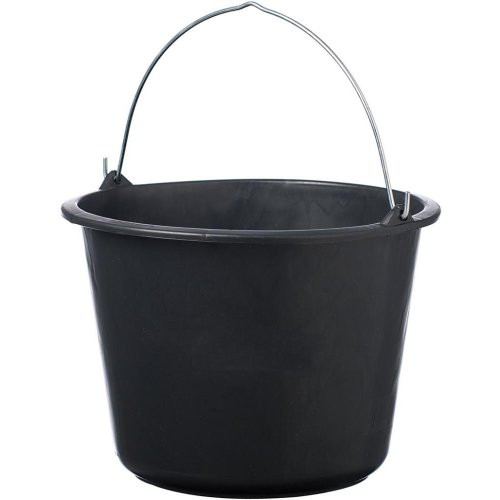 Baueimer Schwarz 12 L