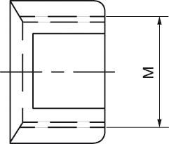 Verstellmutter für verstellbare HandreibahleGr.3 M8x0,75 BECK
