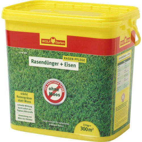 Rasendünger + Eisen 7,5kgL-PM 300 D/A