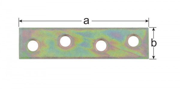 Verbindungsbleche 120x20x2 mm/K2