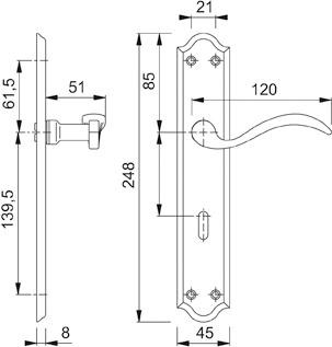 Garnitur SchildM166SN/2700GRT F71 8 OB-72 37-47