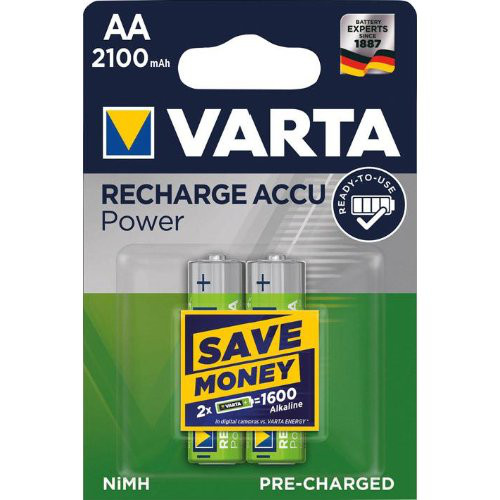 VARTA Rechargeable Power Accu Mignon 2er Bilster