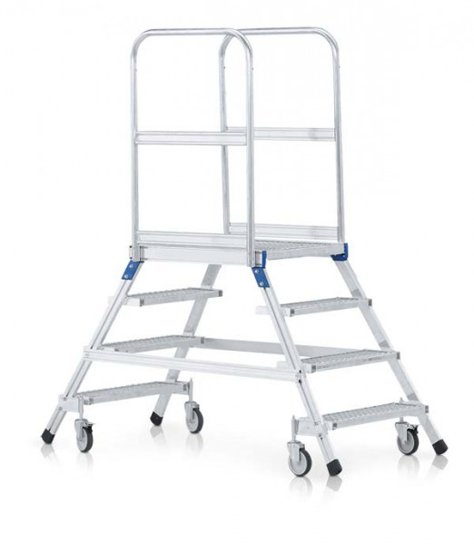 Podesttreppe, beidseitig 7 Stufen