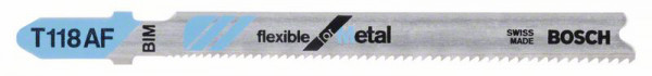 Stichsägeblatt T 118 AF Flexible for Metal, 25er-Pack