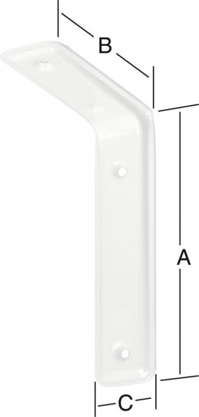 KONSOLEN-3F WEISS 315X200MM NR. 165315W