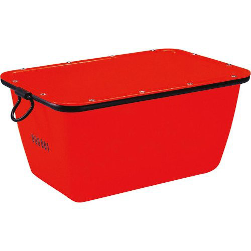 Mörtelkübel 200 L, rot kranbar