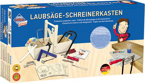 Laubsäge-Schreinerkasten m.Stahlwerkzeugen Bausch