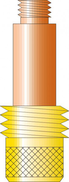 Spannhülsengehäuse Gaslinse D:2,4,45V26