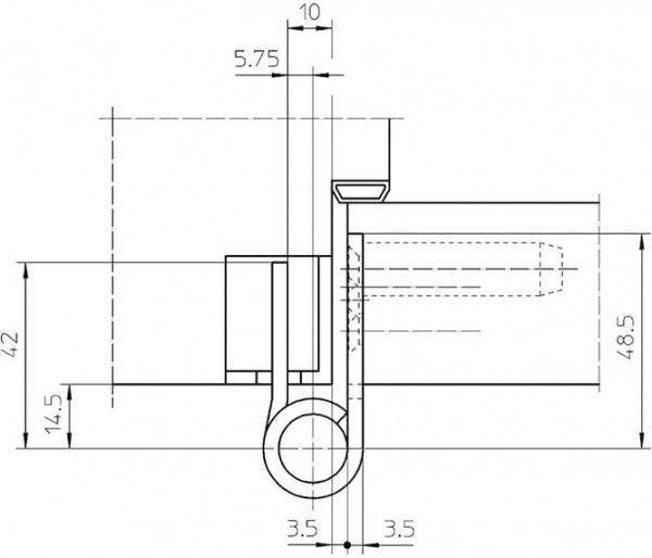 Objektband VX 7729/160 Edelstahl