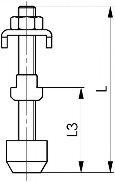 Andrückschraube Gr.3 AMF