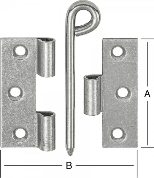 Kulissenscharnier 58/60X90 BL 00058 619RI