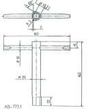 Feuerwehr-Dreikantschl für Dreikant 17 mm grade