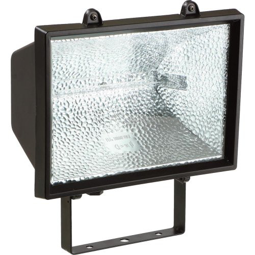 Halogen-Strahler 1500 W mit Lichtm.,schwarz,IP54
