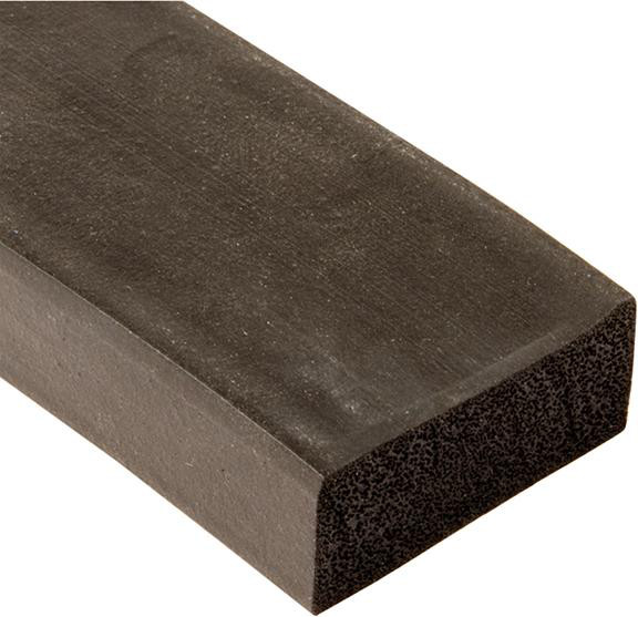 Vierkantprofil EPDM, 20x10mm, 25 m