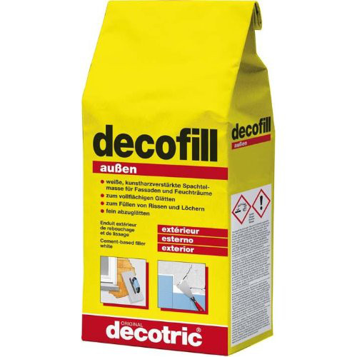 Decofill Spachtelmasse 1kg, außen decotric