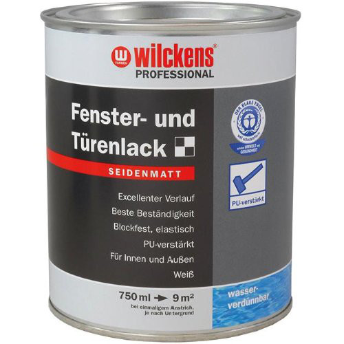 Fenster-und Türenlack seidenmatt, 750ml