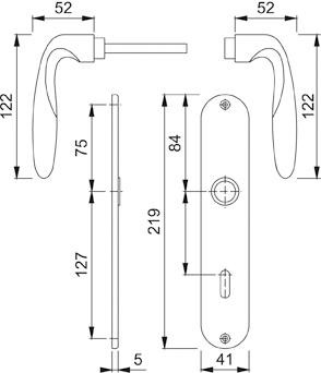 Garnitur SchildM151/302 GRT-SST F49-R 8 OB-72