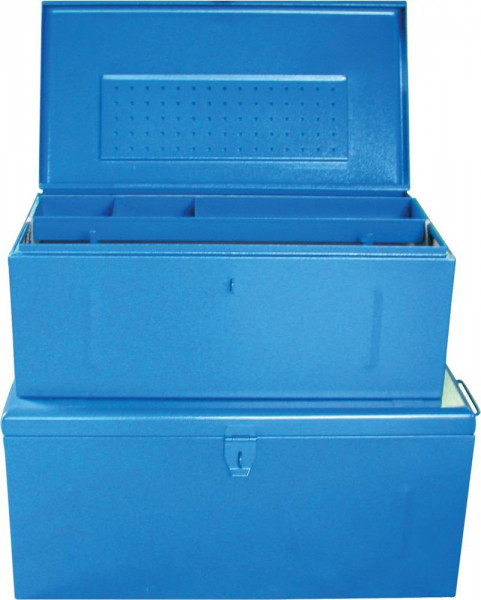 Stahlblechkoffer blau 910x530x430mm (H)