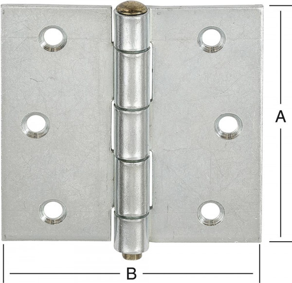 Scharniere m.losem Stift 60x60mm Nr. 614060Z