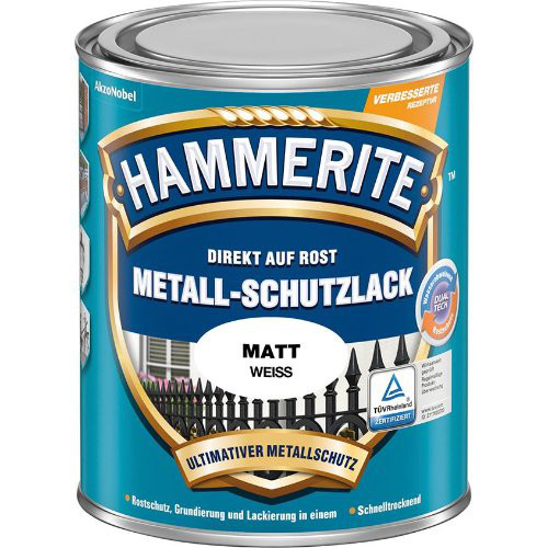 Metallschutz-Lack 750 ml matt weiss