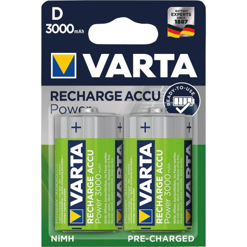 VARTA Akku Power Accu Mono/D/HR20, 3000 mAh