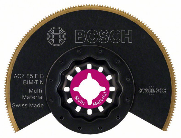 BIM-TiN Segmentsägeblatt ACZ 85 EIB, Multi Material, 85 mm, 10er-Pack